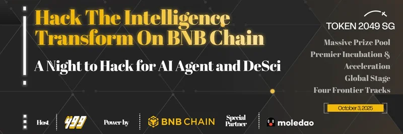 BNB Chain 해커톤: AI·DePIN·DeSoc·DeSci에서 혁신하고 상금과 글로벌 노출을 얻으세요