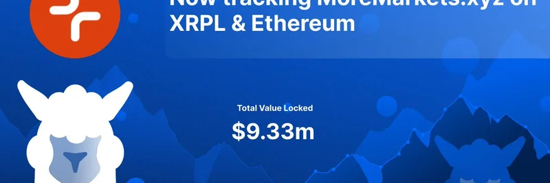 DefiLlama Starts Tracking MoreMarkets on XRPL and Ethereum: Unlocking New DeFi Yield Opportunities