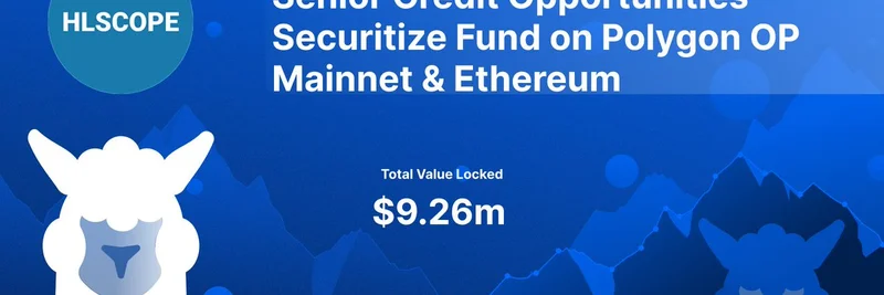 DefiLlama 在 Polygon、Optimism 和 Ethereum 上跟踪 Hamilton Lane 高级信贷机会基金 —— 架起 TradFi 与 DeFi 的桥梁