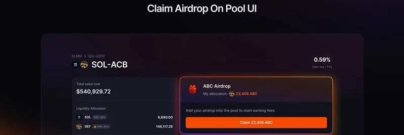 Meteora 推出 Claim Pad：在 Pool UI 中直接无缝领取空投，面向 Solana LPs