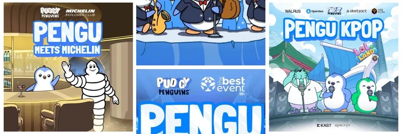 Pudgy Penguinsの$PENGUトークンがKBWとToken2049での壮大なイベントでアジアツアーに火をつける — 韓国ブロックチェーンウィークとシンガポールのToken2049でのイベントを含む