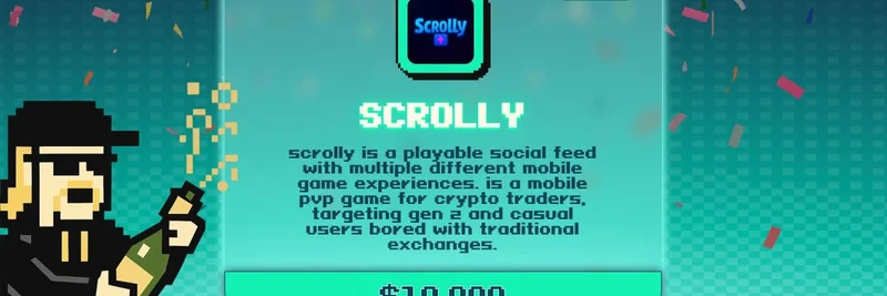 Scrolly Takes Home Solana Mobile Hackathon Win: The Future of Playable Social Feeds on Blockchain