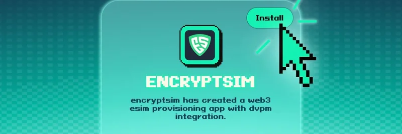 encryptSIM, Solana Mobile 해커톤 수상: $ESIM 밈 토큰 dApp 스토어 출시 준비