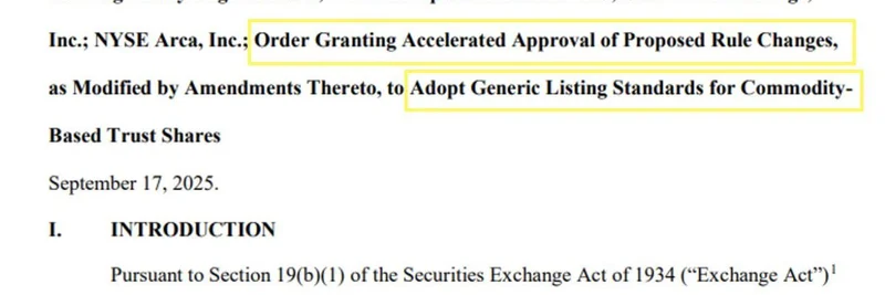 SEC Approves Generic ETF Standards, Paving the Way for Solana Spot ETF