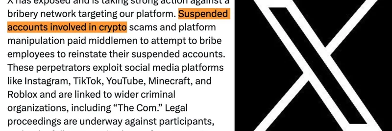 X Uncovers Bribery Network in Crypto Scams: Impact on Meme Tokens