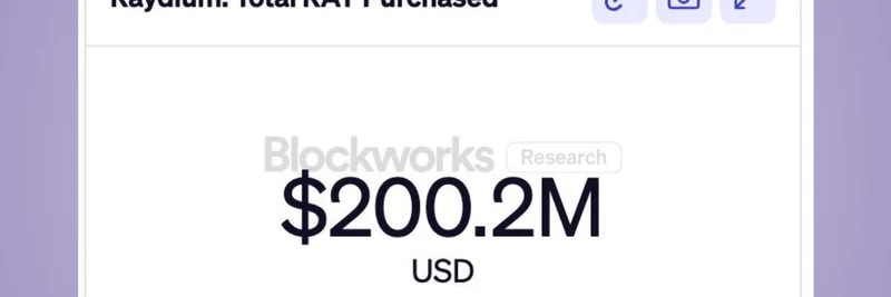 Raydiumが$RAYを2億ドル超買い戻し：Solanaのミームコインに追い風か？