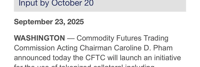 CFTC、USDCのようなステーブルコインを米国デリバティブ市場に組み込む構想を発表