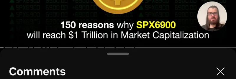 SPX6900ミームコインが初期ビットコインの熱狂を呼び起こす：バイラル動画で投資家がポートフォリオの半分を変換