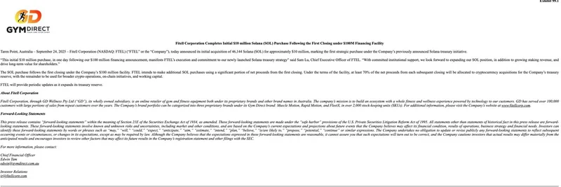 Fitell Corporation's $10M Solana Purchase: A Major Boost for the Meme Token Ecosystem