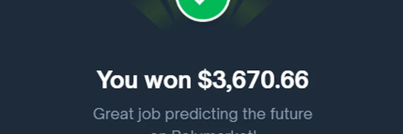 PixOnChain's Polymarket Challenge Update: Big Win on Plasma and Latest Crypto Bets