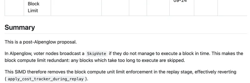 Solana 的 SIMD-0370：移除区块 Compute Unit 限制以释放 Meme 代币的网络潜力