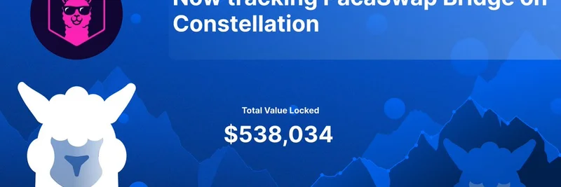 DefiLlama, Constellation의 PacaSwap Bridge 추적 시작: 가스 없는 DeFi와 밈 토큰의 게임체인저