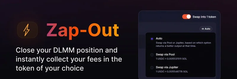 Meteora Zap-Out Feature Simplifies DLMM Liquidity Exits on Solana