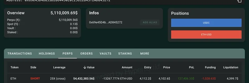 Smart Whale Opens Massive 25x Short on ETH: Implications for Crypto and Meme Tokens