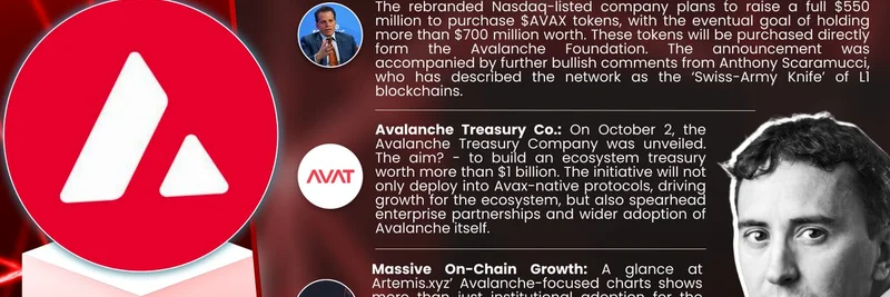 2025年のAvalancheの爆発的成長：AVAX OneとTreasury Co.がミームトークンブームを加速する方法