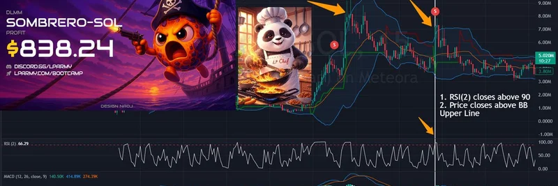 Profitable DLMM Exit Strategy on Sombrero-SOL Using RSI and Bollinger Bands