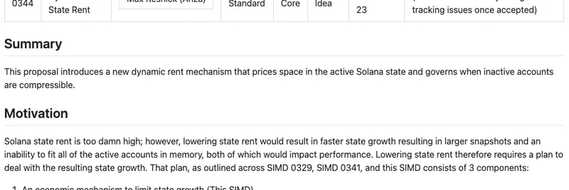 Solana's Dynamic State Rent: Breaking Down SIMD-0344 Proposal for Smarter Blockchain Storage