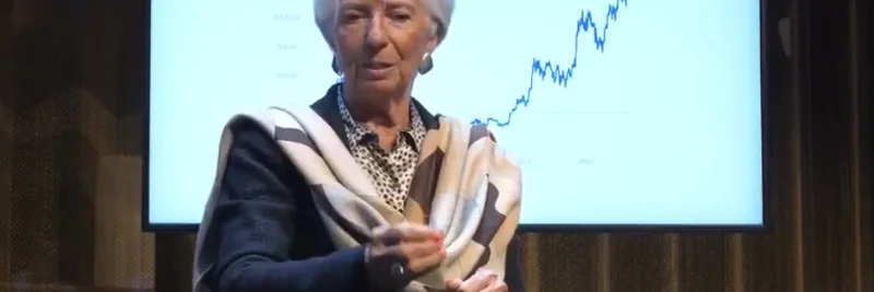 ECB 총재 라가르드, 웃긴 인터뷰에서 비트코인 차트 직면했지만 여전히 암호화폐에 회의적