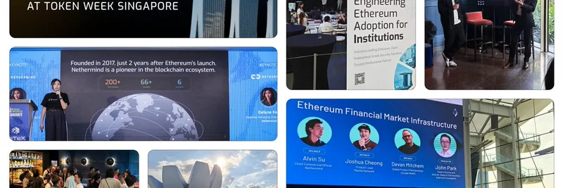 NethermindがToken Week Singaporeで示したEthereumの進化：機関ファイナンスからAI統合まで