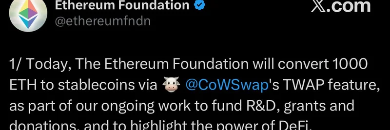 BSC Szn:如果没有基金会抛售,以太坊本可能成为的样子