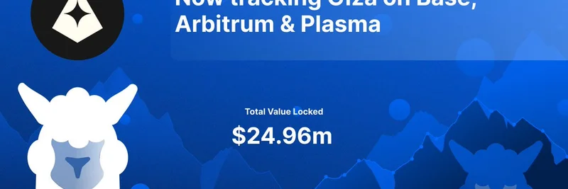 DefiLlama 现已跟踪 Giza:在 Base、Arbitrum 和 Plasma 上的 AI 驱动 DeFi 代理
