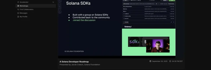 Solana Cypherpunk Hackathon Workshops: Replays Now Available on YouTube