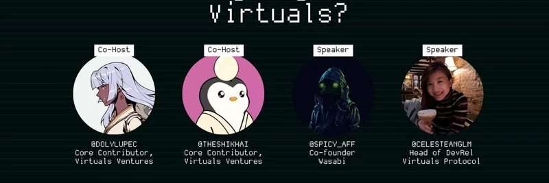 Virtuals 究竟发生了什么？即将举行的 X Spaces 活动，来自 Virtuals Protocol 与 Wasabi 的关键见解