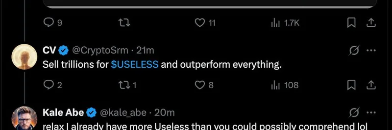 Bonk Guy's Bullish Take on $USELESS Coin Amid Plasma Hype and Sentiment Shifts