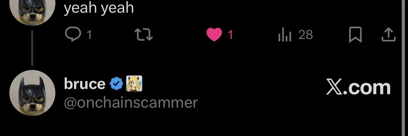 加密 degen 大戏:Meechie 在搞笑的 X 帖子中点名 Bruce 自言自语