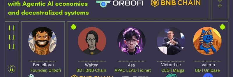 BNB ChainとOrbofi、AI AgentsとAgentic EconomiesをテーマにX Spaceを開催準備