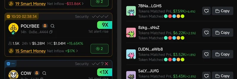 GMGN 앱 2.0.8 업데이트: AI Signals와 BSC 및 Solana 트랙 지원