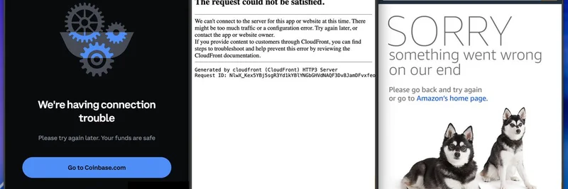 AWS 故障暴露加密领域的中心化：Coinbase 与 Infura 离线——这对迷因代币意味着什么