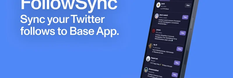 Memory Protocol, FollowSync 출시: Twitter 팔로우를 Base App으로 손쉽게 동기화