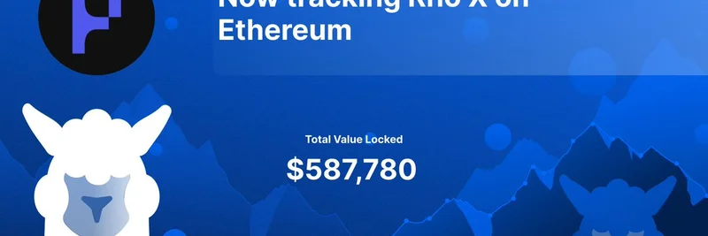Rho X Now Tracked on DefiLlama: Boosting Transparency in Ethereum's Crypto Rates Market