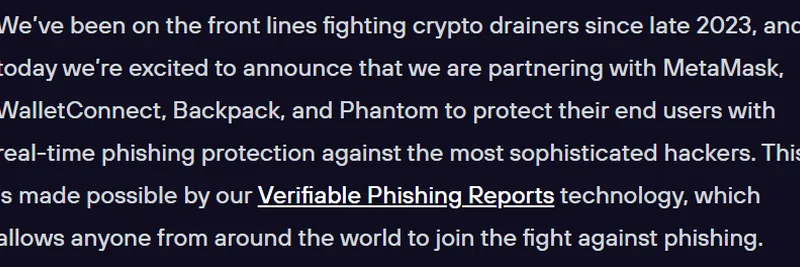 Security Alliance、MetaMask、WalletConnect、Backpack、Phantomと提携しグローバルなフィッシング防御ネットワークを開始