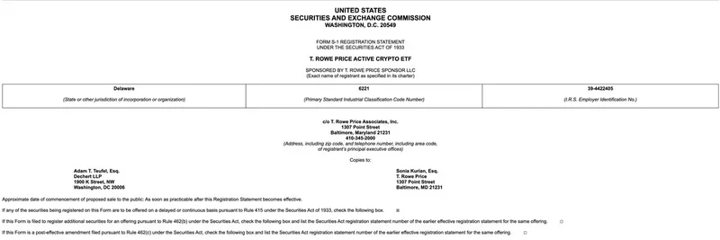 T. Rowe Price Active Crypto ETF Filing: What It Means for Meme Tokens Like DOGE and SHIB