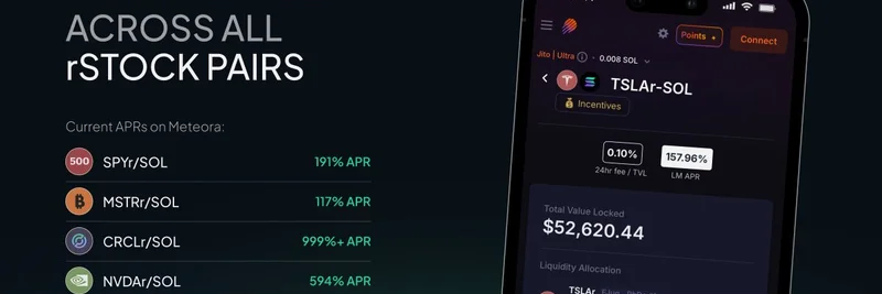 Unlock High APRs: Step Finance's $100K Rewards for rStock Liquidity on Solana's Meteora