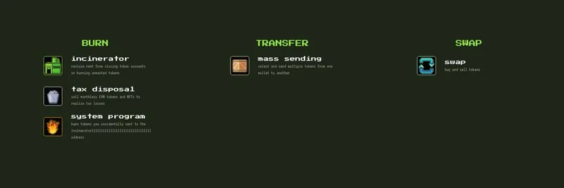 Sol Incinerator, 에어드롭 소문 속 Solana용 새 도구 공개