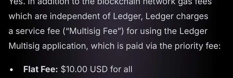 Ledger의 새로운 Multisig 수수료가 암호화폐 커뮤니티 반발 촉발: Squads Protocol 같은 대안이 주목받다