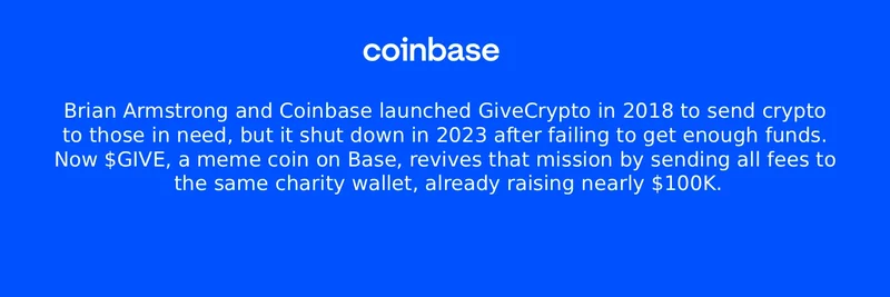 GIVECRYPTO on Base: A Meme Token Redirecting Fees to the Original GiveCrypto Wallet