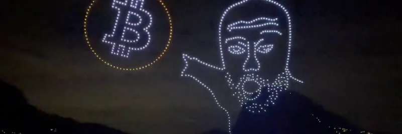 Epic Bitcoin Drone Show in Lugano, Switzerland: Crypto Memes Light Up the Sky