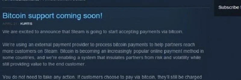 Steam's 2016 Bitcoin Experiment: Key Lessons for Today's Meme Token Investors