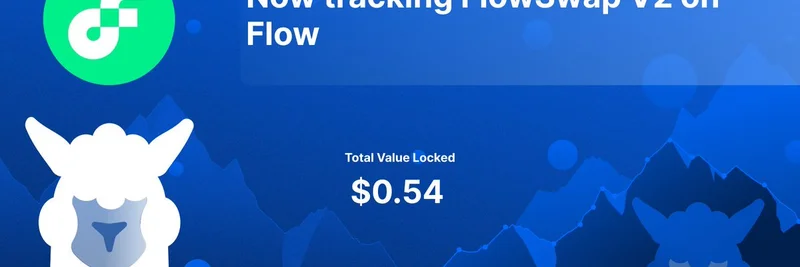 DefiLlama, Flow ๋ธ๋ก์ฒด์ธ์ FlowSwap V2 ์ถ์  ์์: ๋ฐ ํ ํฐ ์ค์์ ์๋ก์ด ํ๋ธ?