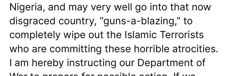 币安前CEO CZ 点名尼日利亚：在美方政治风波中批评蒂格兰·甘巴里扬被拘留事件