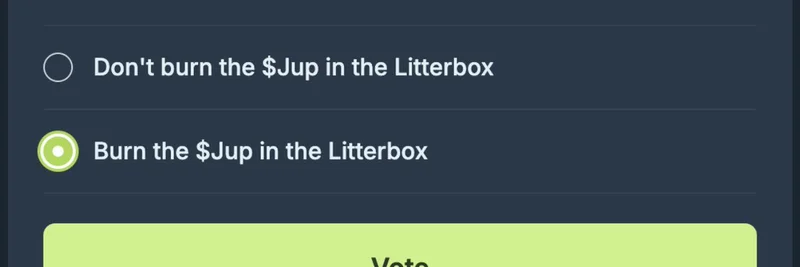 Jupiter DAO Votes on Burning $JUP Litterbox: Why It Matters for Solana DeFi