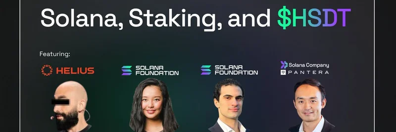 솔라나 스테이킹과 $HSDT: Helius, Solana Foundation, Pantera와의 예정된 AMA 핵심 인사이트