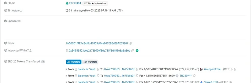 Balancer DeFi 漏洞：7000 万美元资产被转移——表情包代币持有者需要知道的事