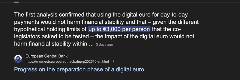 ECB의 디지털 유로 보유 한도 논란, Mert의 바이럴 트윗이 촉발한 암호화폐 반발 인사이트