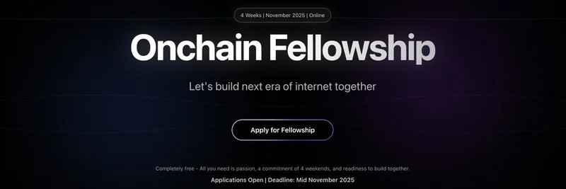 Onchain Fellowship始動：Base上で4週間でWeb3ミニアプリを構築
