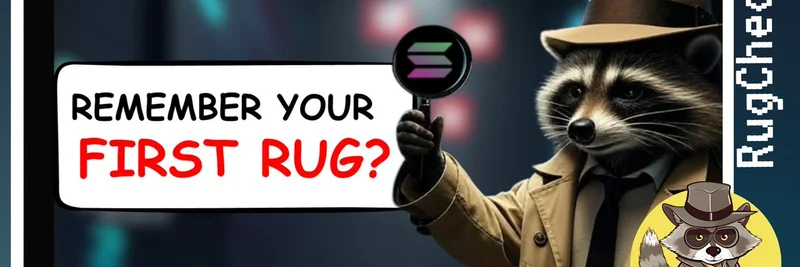 RugCheck Vol 121: Remembering Your First Rug Pull in the Solana Meme Token World